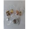 Image 2 : Miniature Brass & Copper Figurines- Lantern, Canon, Clocks, Misc.