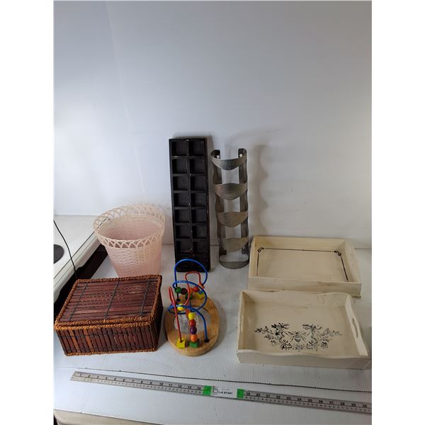 Jenga Blocks, Bead Maze, Wood Trays Up to 14", Misc. Can't Ship