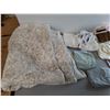 Image 3 : Pillowcases, Glass Candy Dish, Blanket Approx. 96" x 66", Misc. Can't Shop