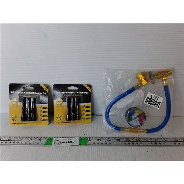Magnetic Nutsetter Sets & AC Recharge Hose