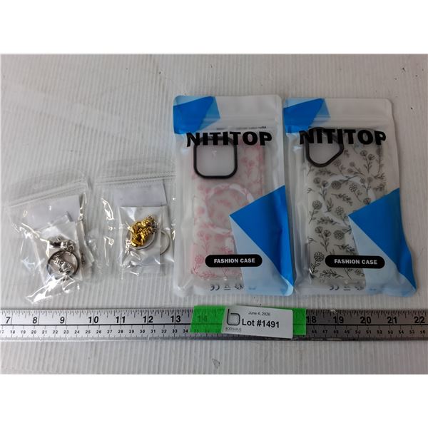 Boxing Glove Keychains & (2) iPhone 16 Cases