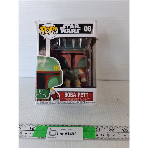 Funko Pop Boba Fett Bobblehead, Appears NIB