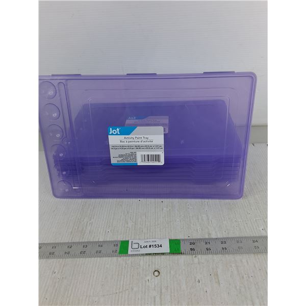 (8) Activity Paint Trays