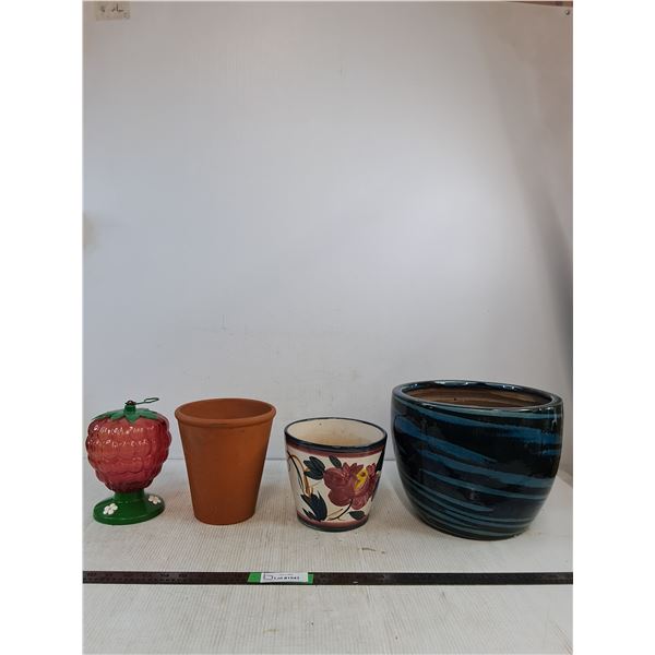 (3) Gardening Pots ( Up Tp 9"x12")( cannot ship)