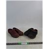 Image 1 : Burgendy Berries By Aetrex Size 8, Black Mesh Shoes 10.5" ( as is)