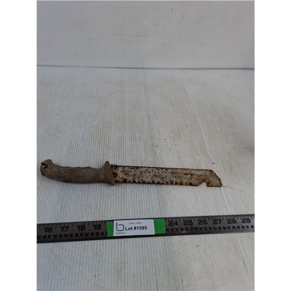 Antique Sawback Bayonet 14" ( as is, cannot authenticate)