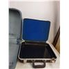 Image 3 : Blue Suitcase 21"x15"x8", Black Briefcase 17"x13"x4" ( cannot ship, as is)