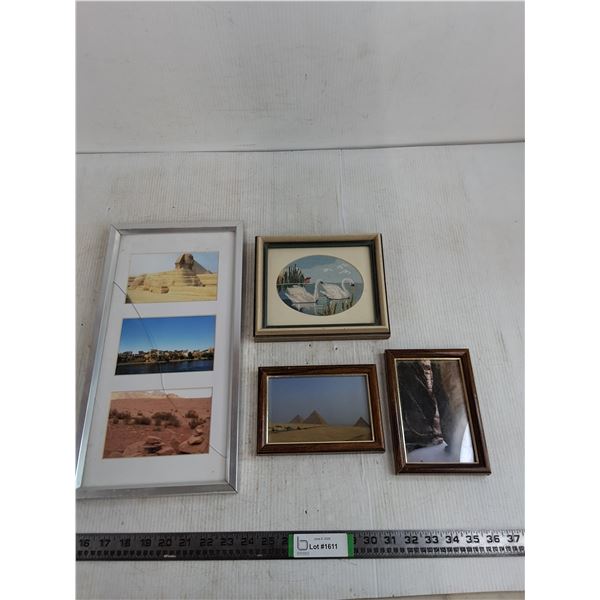 (4) Picture Frames up to 16.5''x8.5"