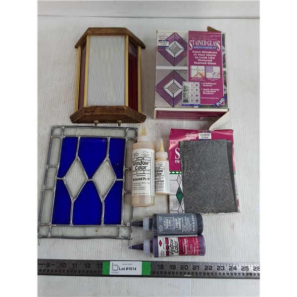 Gallery Glass Window Painting Kit 10'x8' with Instruction Book and Paint, CSA RV Luminaire Xantech C