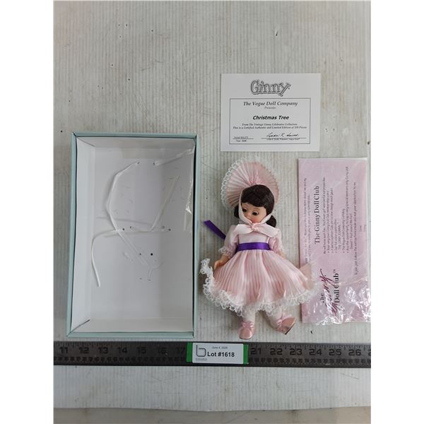 Ginny Vogue Doll Company Presents: Christmas Tree Doll 8''x3.5''
