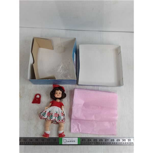 Vogue Doll Vintage Plastic Doll 8''x3.5'' As Is