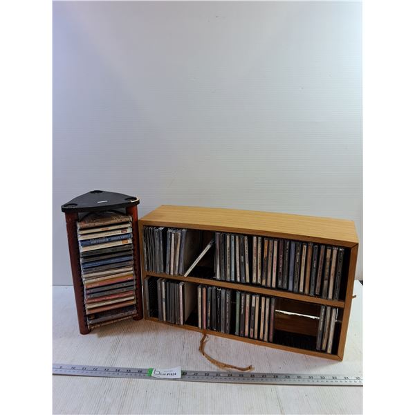 Various Cds In Organizers