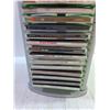 Image 3 : Various Cds With Organizer- Best Of Kansas, Detroit Rock City, April Wine Greatest Hits, Harley Davi