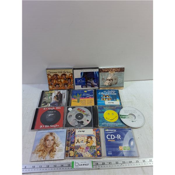 Various CD's - Christmas With The Stars, 50 SingleHits, Jessica Simpson, Country Hits, Alan Jackson,