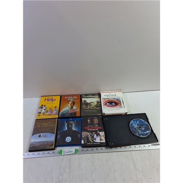 Various DVD's- The Help, The 40 Year Old Virgin, The Kingfom, Nip Tuck, Iron Man, TheStoning, The Mi