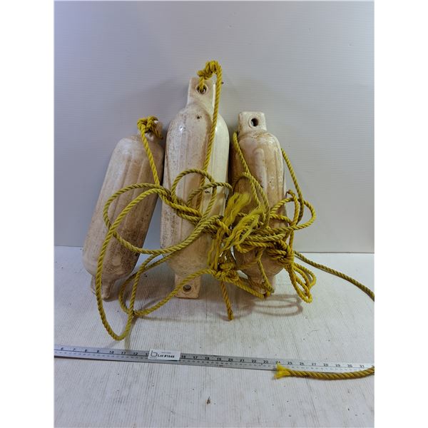 (3) Boat Bumpers, Cannot Ship