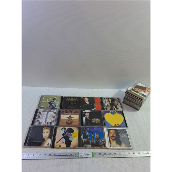 Various CD's- Elvis, Celine Dion, Colin James, George Strait, Dr. Hook, Abba,
