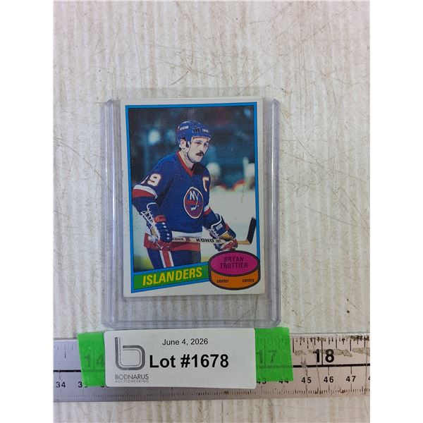 Hockey Card Of Islanders Bryan Trottier- Cannot Authenticate
