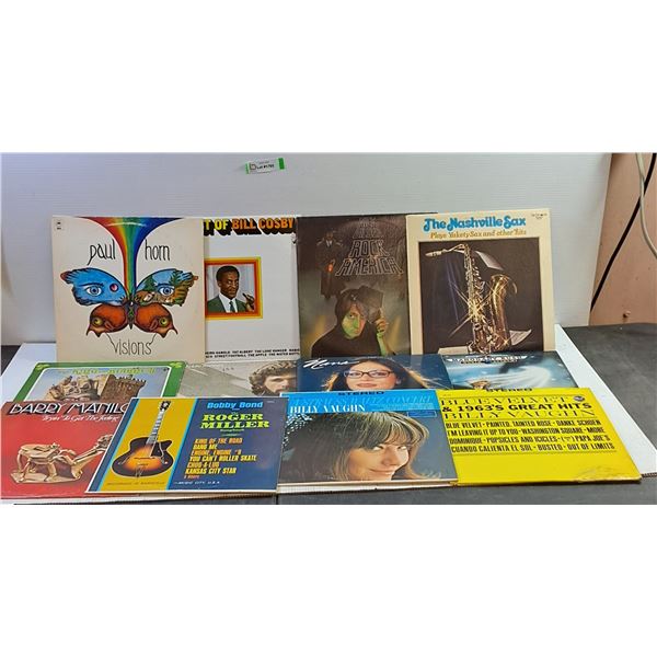 (12) Records- Bill Cosby, Barry Manilow, Bobby Band, Eddie Rabbit, Nana, Nick Gilder, Paul Horn