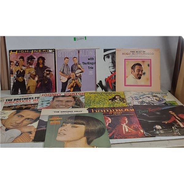 (13) Various Records- Johnny Horton, The Brothers Four, Mireille Mathieu