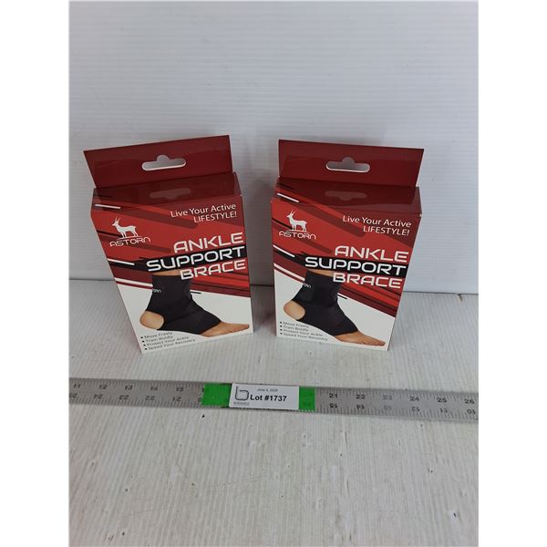 (2) Neoprene Ankle Support