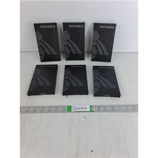 (6) Samsung Phone Cases - Blue- 3 1/4" x 6 1/5" NIB