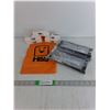 Image 1 : Drawstring Bag 7"x14", (8) Over the Cupboard Door-9" x 4"Hangers, (5) Boxes Wire Tensioners