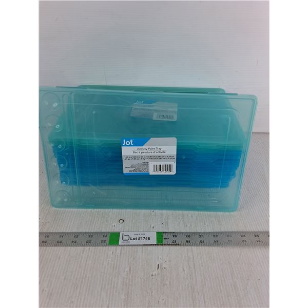 (12) Activity Paint Tray - 14.5 '' x 9.25" x 0.5"