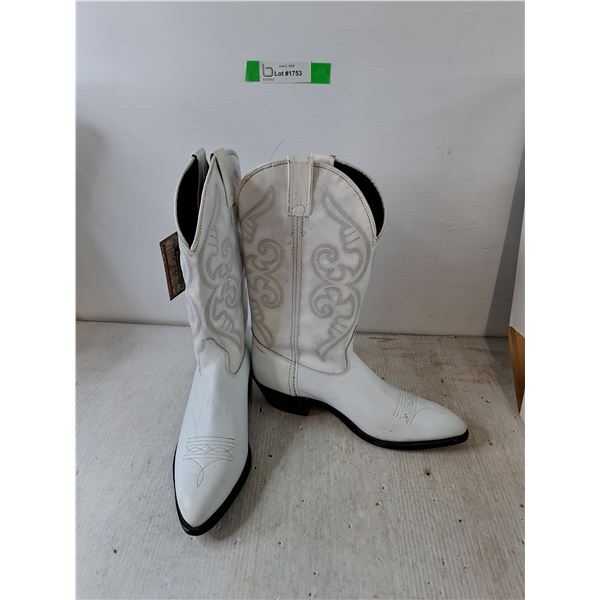 White Laredo Cowboy Boots As-Is