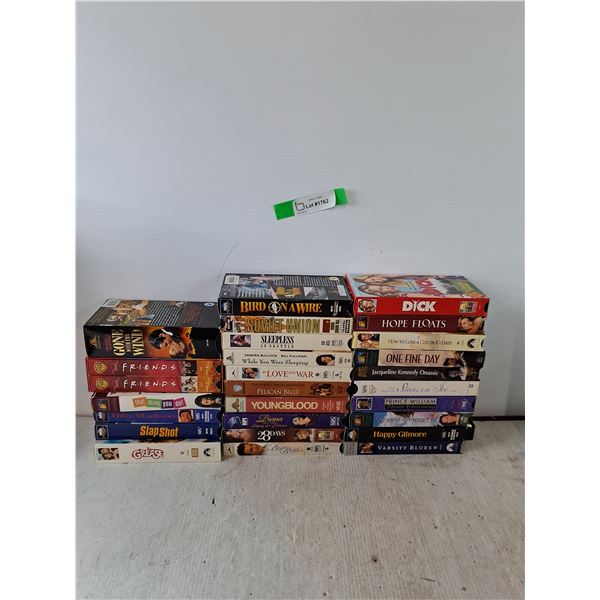 (27) VCR Tapes Movies As-Is
