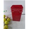 Image 3 : (17) Assorted Large Baseballs, Red Bin