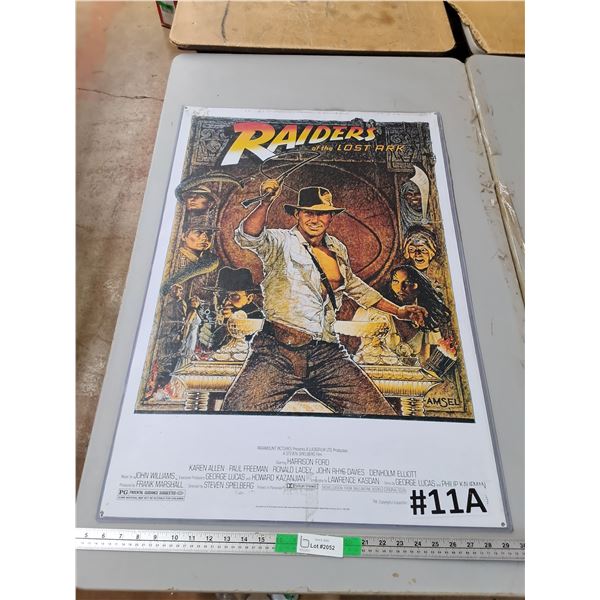 *Raiders of the Lost Ark Movie Poster 36" x 24"- Can't Ship