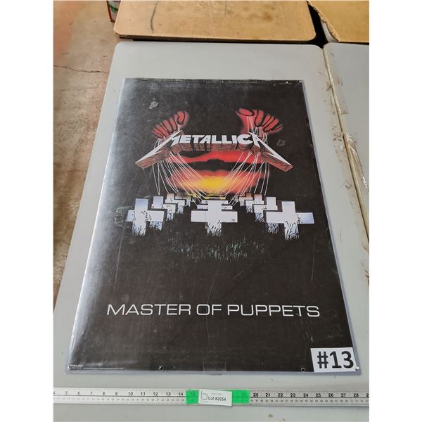 *Metallica Poster 36" x 24"- Can't Ship