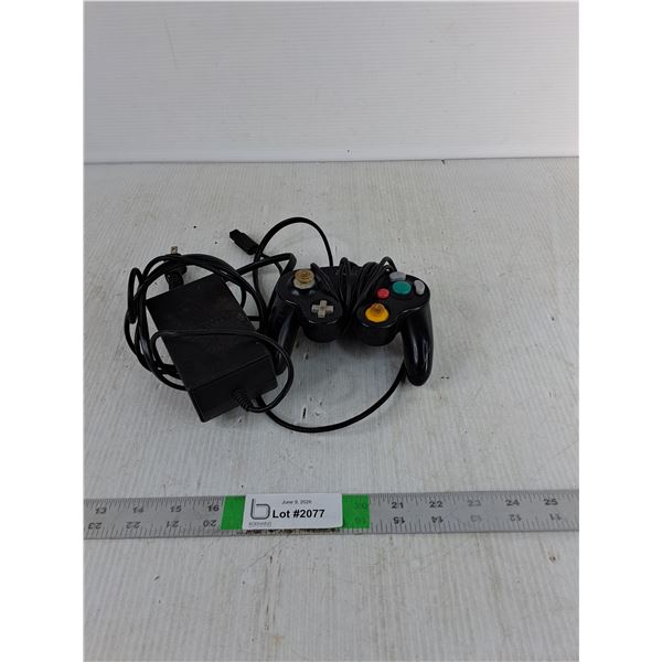 Nintendo Game Cube Controller And Power Supply -As Is