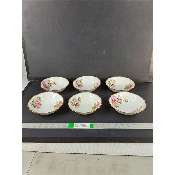 (6) Royal Albert Bone China 6.25" Bowls