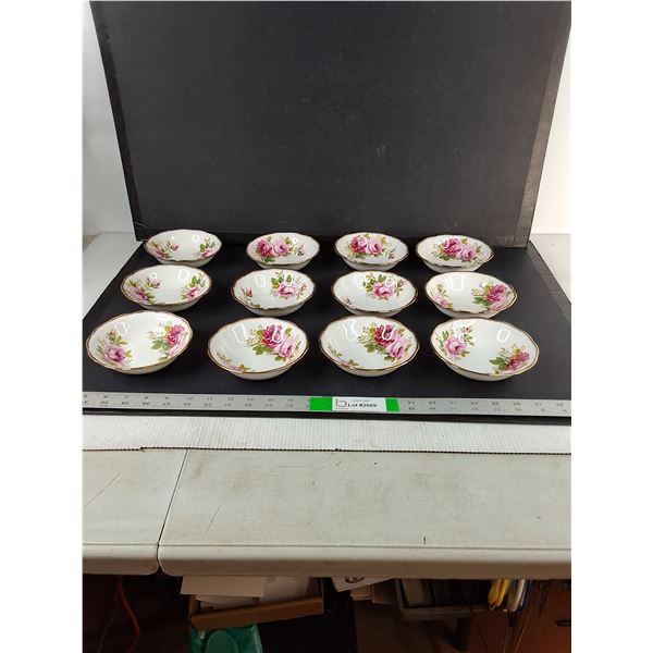 (12) Royal Albert Bone China Bowls - 5 3/8"