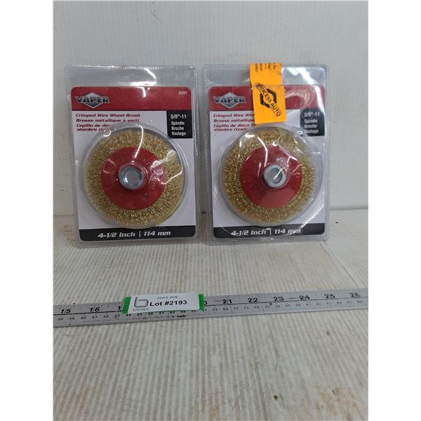 Vaper Wire Wheel Brush 4.5"