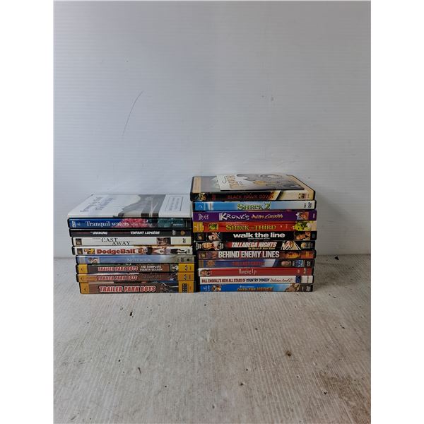 Assorted DVDs and (1) CD