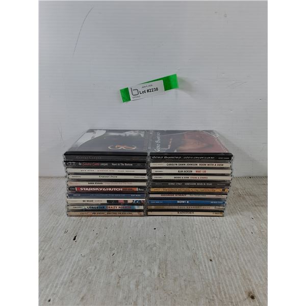 Assorted CDs As-Is, Country, George Strait, Electric Company, Starsky and Hutch