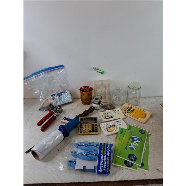 Recipe Booklets, Unknown Gemstones, Calculator Honing Rod, Misc