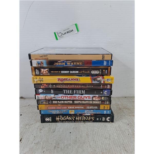 Assorted TV Shows, Movies, DVDs As-Is, Hogan's Heroes, Roseanne, John Wayne