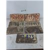 Image 1 : (7) License Plates As-Is