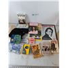 Image 6 : MASH Tape, Johnny Cash Magazines,  Assorted Books, Untested Cassette Player