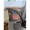 Image 3 : Tackle Box, BBQ Accessories, Toy Firetruck As Is, (2) Working Tire Pumps and Light, Cannot Ship