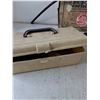 Image 8 : Tackle Box, BBQ Accessories, Toy Firetruck As Is, (2) Working Tire Pumps and Light, Cannot Ship