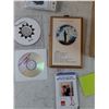 Image 3 : Dad Plaque,  Used Calgary Flames Notebook, Notebook,(3) Untested Headsets As-Is