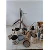 Image 1 : Assorted Metal Cans, Screws, Untested Electrical Apparatus