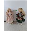 Image 1 : (2) Dolls on Stands As-is