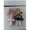 Image 2 : (2) Dolls on Stands As-is