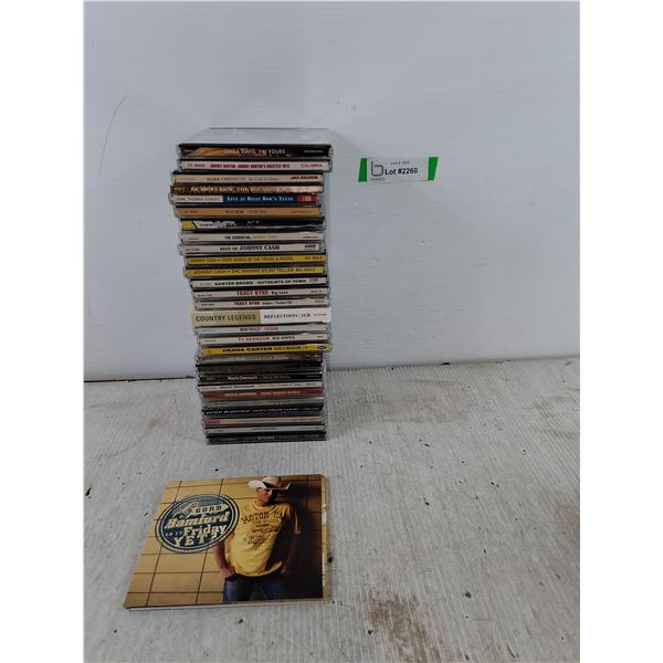Assorted CDs, Country, Johnny Cash, Horton, Tracy Byrd